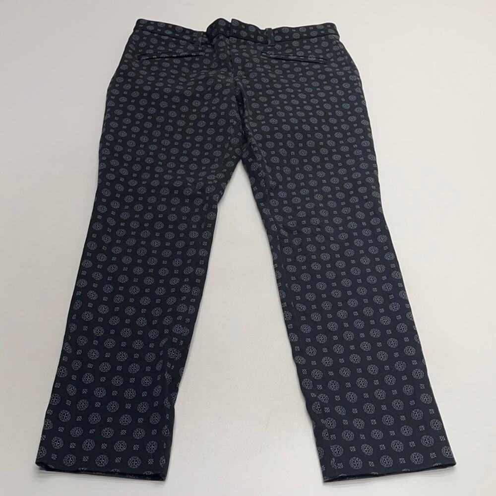 GAP Women’s 6 Black White Print Skinny Ankle Jean